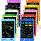 Party Favor 10 Pack LCD Writing Tablet for Kids, 8.5 Inch Colorful Doodle Board Drawing Pad, Educational Learning Travel Toys Bi