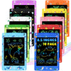 Party Favor 10 Pack LCD Writing Tablet for Kids, 8.5 Inch Colorful Doodle Board Drawing Pad, Educational Learning Travel Toys Bi