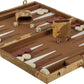 Bello Games New York Backgammon Set 18" - Faux Leather, Large, Model 1925