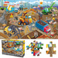 Jadeso 48 Pieces Jumbo Floor Puzzles For Kids Ages 3-5, Puzzle For Kid Ages 4-6, Construction Site Jigsaw Large Puzzles, Childre