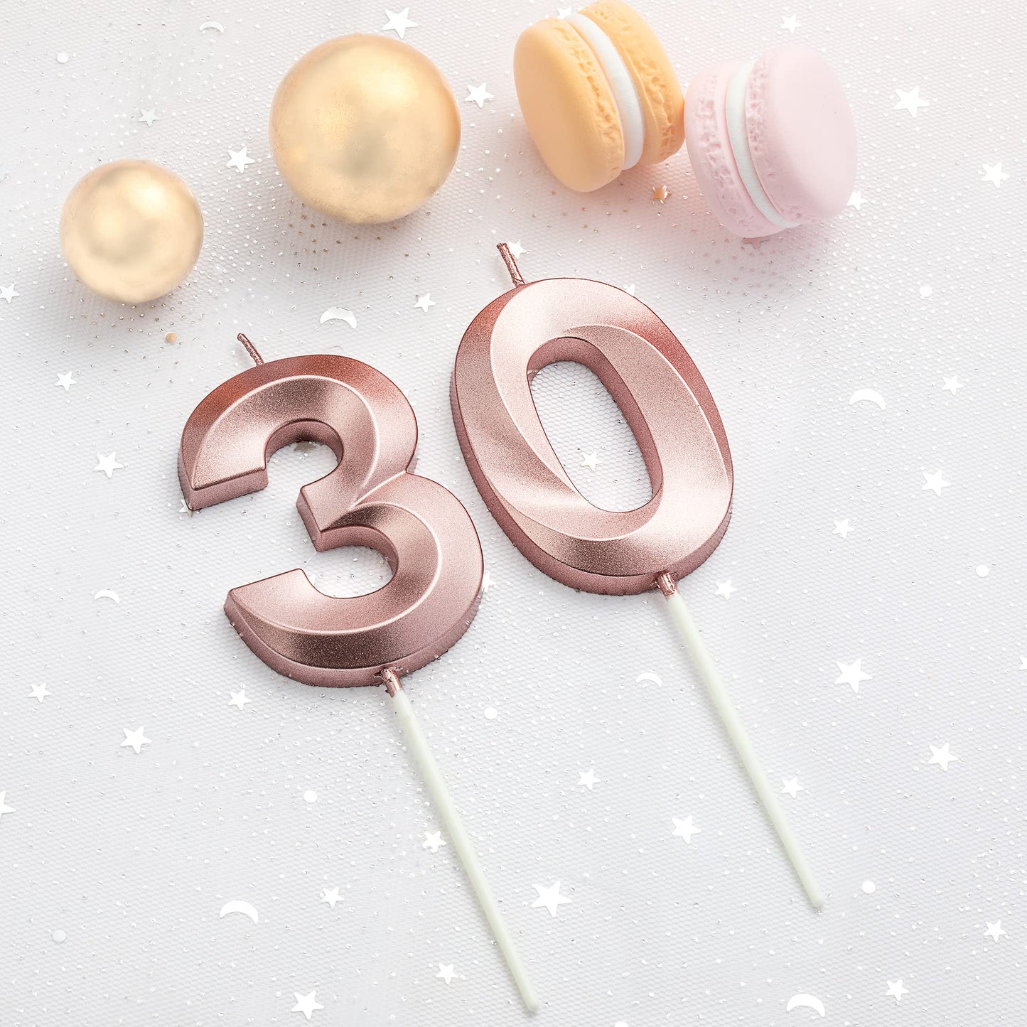 Bella Meri 30th Birthday Gifts for Women, 30th Birthday Tiara Crown, Sash, Cake Toppers,Birthday Candles, 30 Birthday Decoration