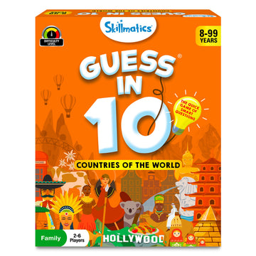 Skillmatics Card Game - Guess In 10 Countries Of The World, Perfect For Boys, Girls, Kids & Families Who Love Toys, Gifts For Ages 8, 9, 10 & Up