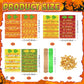 Mooliwe 30 Set Fall Pumpkin Crafts Bulk Religious Christian Craft Kit DIY Autumn Paper Fall Tree Ornaments for Thanksgiving Hall