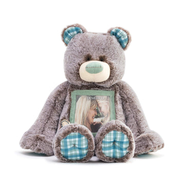 Demdaco Grandma Here To Hug Photo Natural Brown 12 Inch Plush Polyester Stuffed Bear