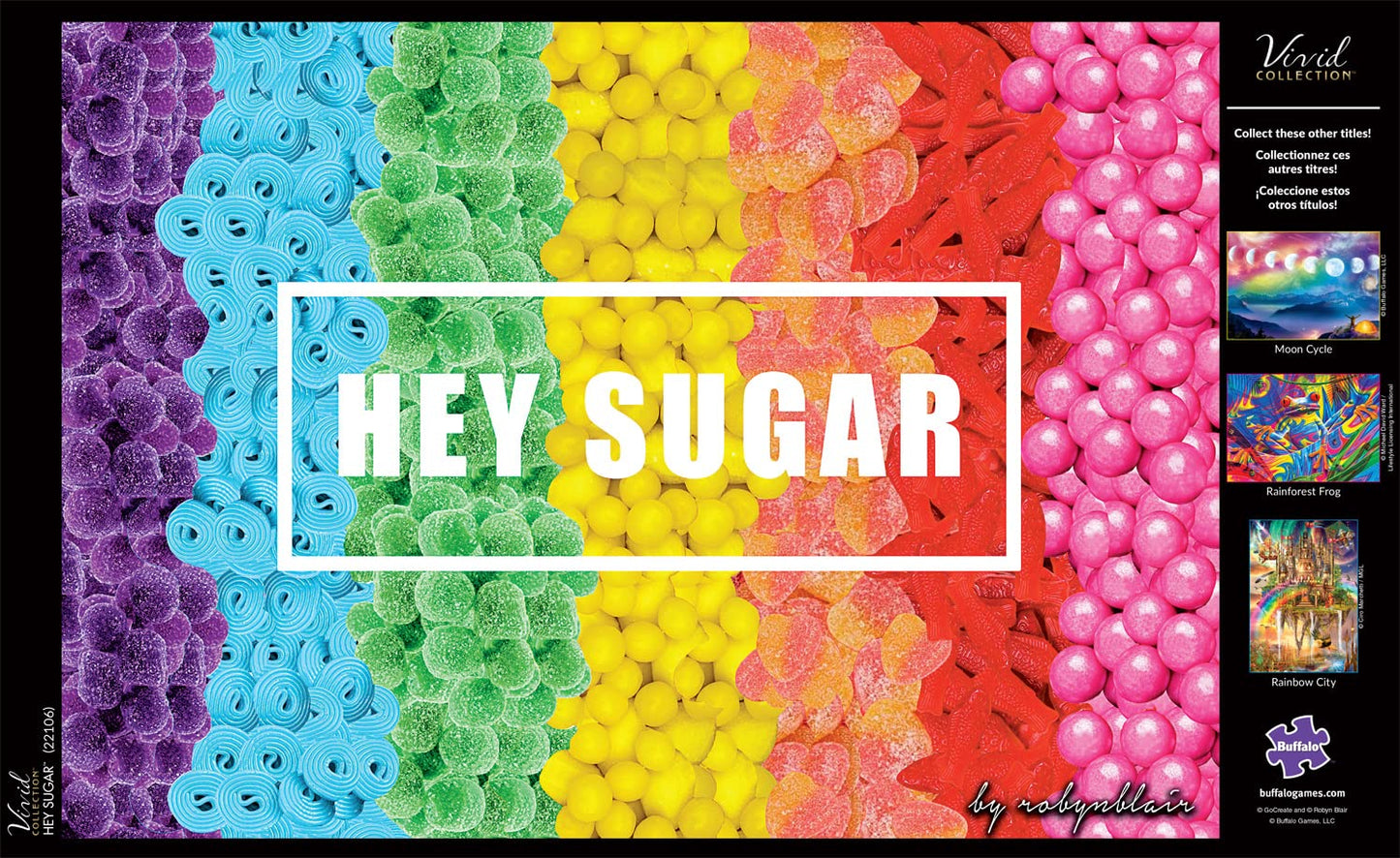 Buffalo Games - Robyn Blair - Hey Sugar - 300 Piece Jigsaw Puzzle For Adults -Challenging Puzzle Perfect For Game Nights - Finished Size Is 21.25 X 15.00