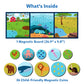 Skillmatics Magnetic Matching Activity - Letters, Numbers & Animals, Preschool Learning Toy & Game For Kids, 35+ Magnetic Pieces, Gifts For Boys & Girls Ages 3, 4, 5, 6