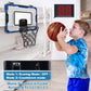 Indoor Basketball Hoop For Kids Age 5-10, With Electronic Scoreboard & 3 Balls - Over The Door Mini Hoop For Boys' Birthday & Christmas Gifts