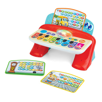 Winfun Baby Maestro Touch Piano Interactive Musical Keyboard With Lights, 8 Instrument & Animal Sounds, Song Cards, & Free Play