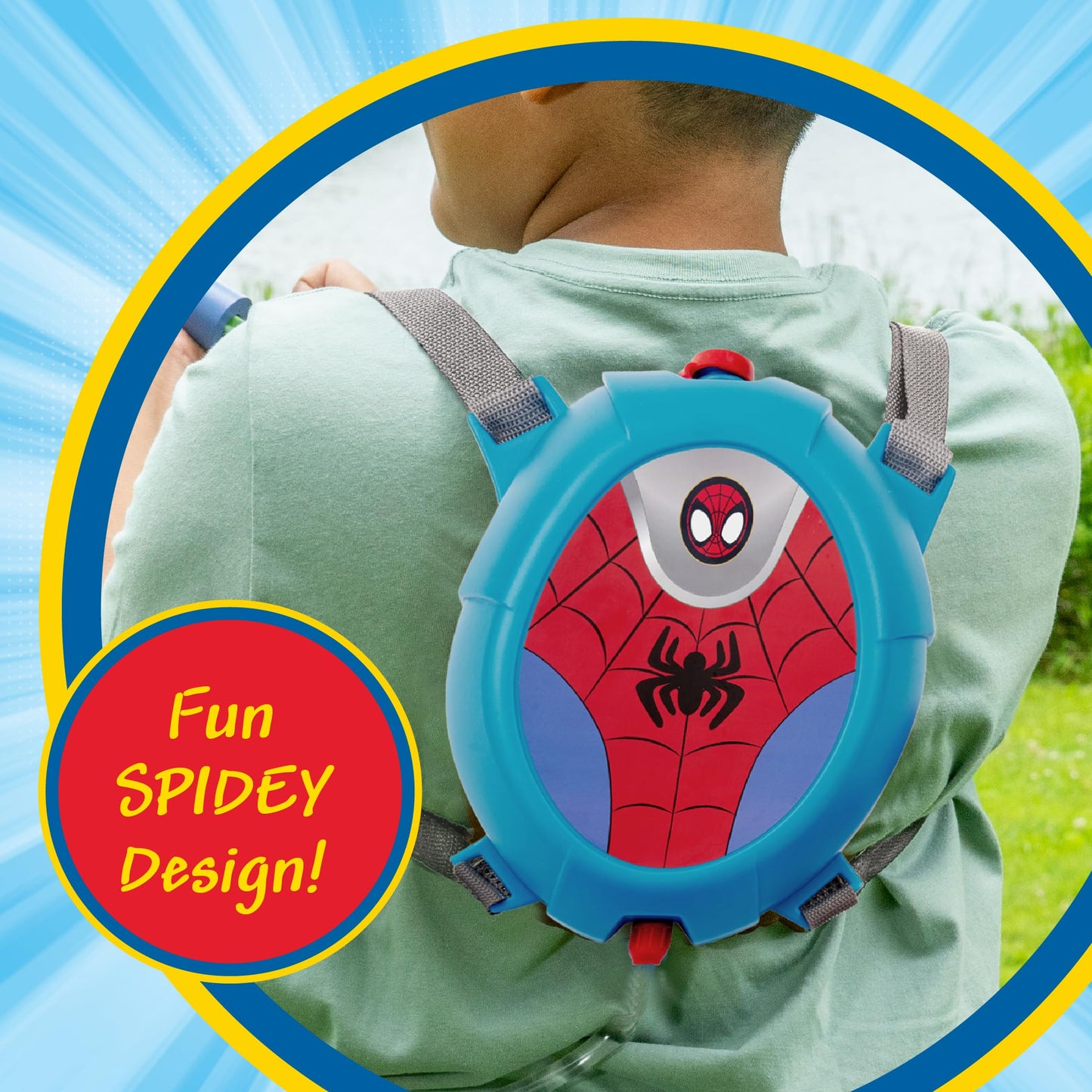 Spiderman Water Backpack Water Toy, Outdoor Water Blaster For Kids
