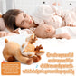 HyDren Deer Breathing Stuffed Animal Soft Soothing Stuffed Animal Deer Plush Anxiety Plush Toys with Music Lights and Realistic Breathing Motion for mature-themed Kids Anxiety Relief Relaxation Sleep Calming
