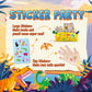 Sinceroduct 3200+ 3D Puffy Stickers for Kids - Multicolored Animal Designs, 64 Sheets, Vinyl Crafting & Classroom Rewards