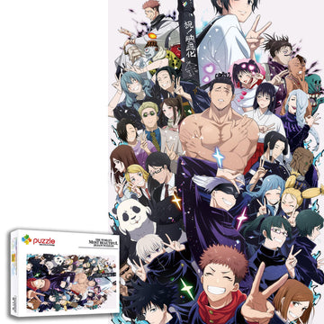 Wsrxdmsn Anime Jigsaw Puzzles For Adults 1000 Pieces Wooden Collage Puzzle Art Teens 29.5X20 In