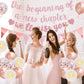 Fangleland Rose Gold Farewell Party Decorations - Balloons & Banner for Retirement/Graduation, We Will Miss You Theme