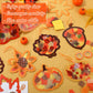 Vertintong 25 Sets Thanksgiving Crafts Fall Tissue Paper DIY Crafts for Thanksgiving Activities Autumn Games Maple Turkey Pumpki