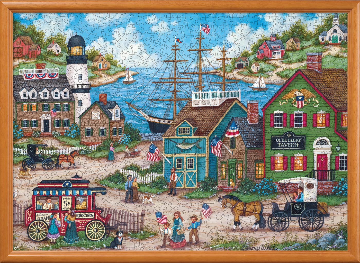 Hometown Gallery The Young Patriots 1000 Piece Jigsaw Puzzle