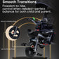 RIDYEE 7-in-1 Toddler Tricycle for 18 Months to 5 Years, Tricycle for Toddlers with Rotatable Seat, Tricycle Stroller with All-T