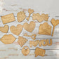 Cliths Set Of 14 Wooden Love Shapes Diy Craft Kit For Kids, ValentineS Day Painting Kit, Unfinished Wood Craft Pieces
