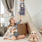 Queekay 2 Packs Sloth Stuffed Animal Hanging 18 Inch Three Toed Sloth Plush Toy With Hook And Loop Hands For Teens Adults Gifts Decors(Dark Gray, Light Brown)