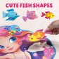 Benben Floor Puzzles, 26”X 27.5” Mermaid Puzzles For Kids Ages 4-6, 52 Piece Large Jigsaw Puzzles For Toddlers, Mermaid Toys Birthday Gift For Girls Boys
