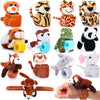 Relaxgiant Stuffed Animal Slap Bracelet Plush Toy Hug Animal Slap Bracelet Plush Wrist Cute Snap Bracelets For Birthday Party Fa