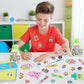 CY2SIDE Owl Stationery Party Gifts - 12 Pack Christmas Gifts Prizes Set Fun Animal 4-in-1 Ballpoint Pens Sticky Notes Stickers O