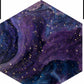 Resource Tokens | 90Pc Acrylic Game Tokens | 30 Of Each Color (Lagoon, Stardust, Verdant) | Hexagon | Nebula Collection