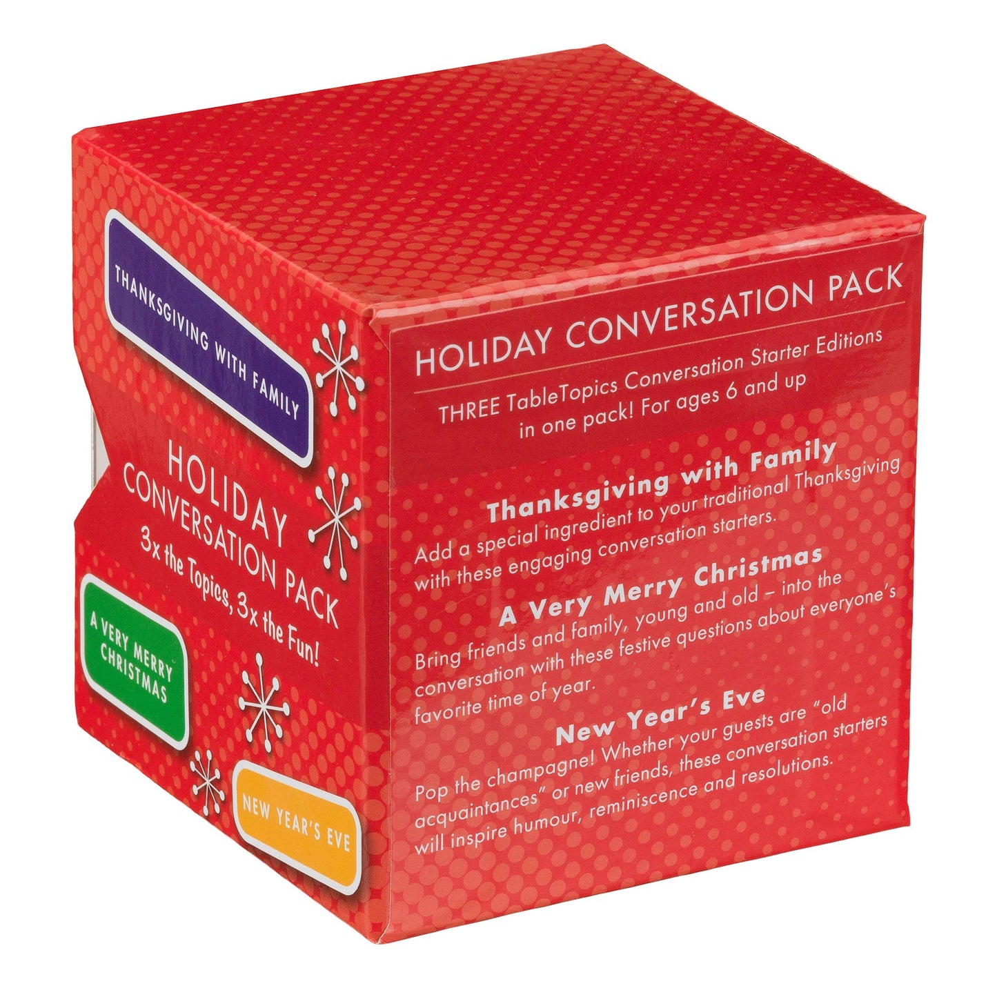 Tabletopics Holiday Conversation Pack - 120 Exciting Question Cards For All Holiday Occasions
