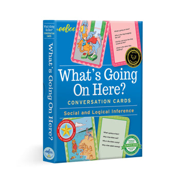 Eeboo: What'S Going On Here? Conversation Flashcards, Develops Empathy Through Friendly Illustrations Of Social Situations, Develop Social And Emotional Intelligence, For Ages 3 And Up