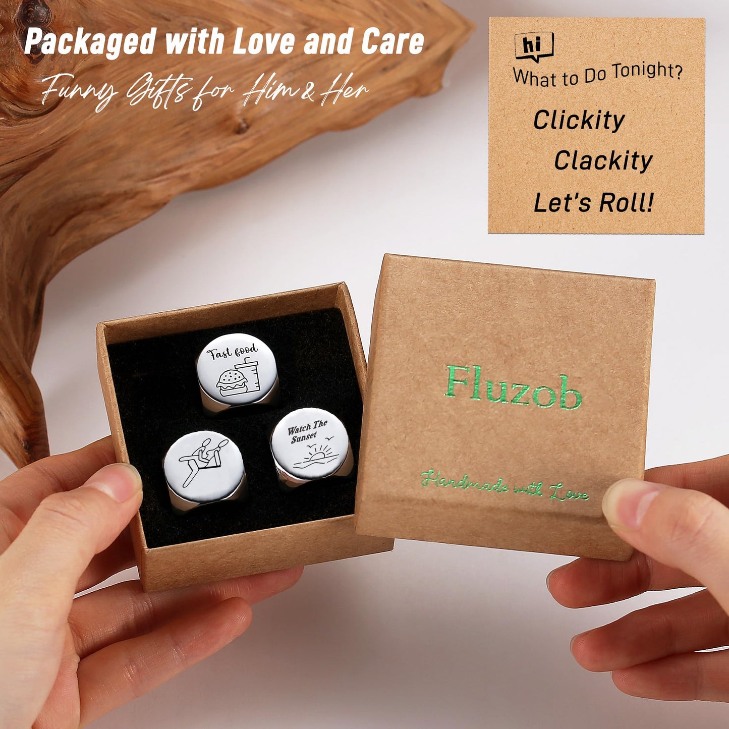 Date Night Dice Couple Gift Ideas Valentines Day Gifts for Women Men Boyfriend Husband Funny Anniversary Christmas Birthday Gift