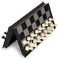 Yellow Mountain Imports 2 In 1 Travel Magnetic Chess And Checkers - 12.5'