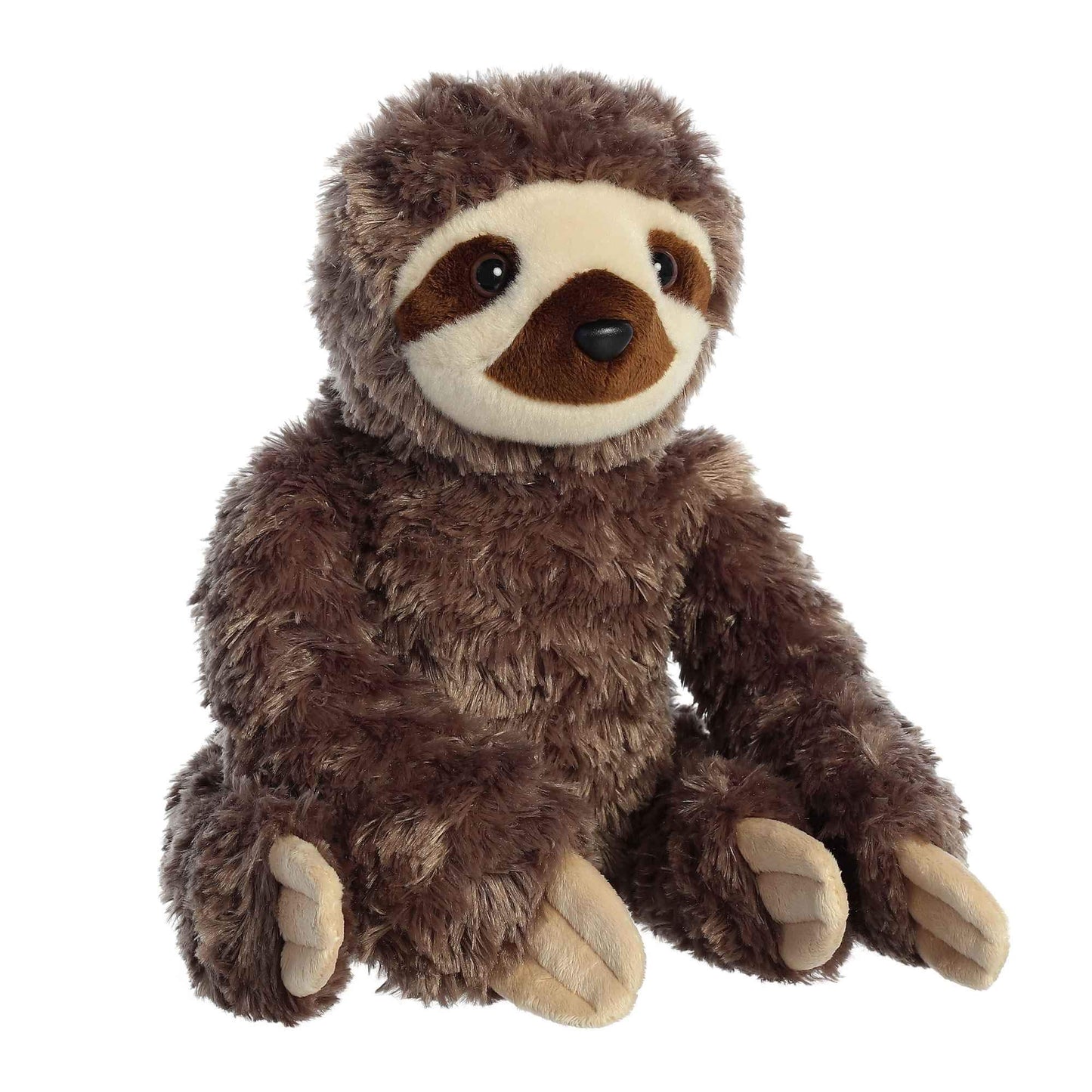 Aurora® Sloth Stuffed Animal - Brown 12 Inches - Polyester - Model 50332 - Huggable Learning Fun for Kids
