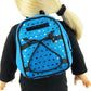 American Fashion World Doll Teal Sequin School Backpack for 18-Inch Dolls | enhanced Quality & Trendy Design | Dolls Accessories for Popular Brands
