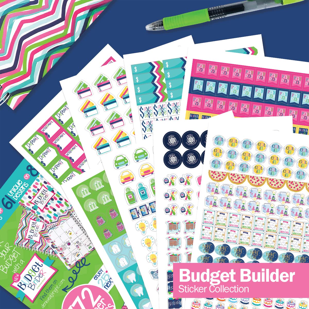 772 Planner Stickers - Budget Planning Collection. Bill Due Date Reminders, Expense Tracking, Savings Goals, Auto Expenses, Holi