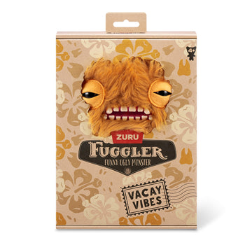 Fuggler Vacay Vibes By Zuru, Funny Ugly Monster, Plush, Collectible, Toy (Munch Munch - Ginger)