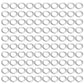 EXCLUZO 100 Pcs Standard Skateboard Speed s Truck Axle s Rings for Speed Bearing Performance Skateboard Truck