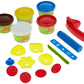 Fundough  Happy Faces, Gift For Girl Boys, 3Years +, MultiColour