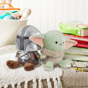 Hallmark Better Together Star Wars The Mandalorian Magnetic Plush Toy (Mando And Grogu) 5' Stuffed Toys, Gifts For Kids And Fans