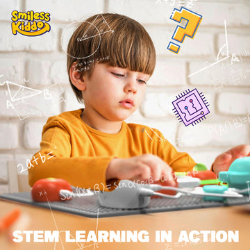 Science Kits For Kids - Stem Kits For Kids, Electronics Exploration Kit, 140+ Projects, 10+ Circuit Parts, Stem Educational Toy