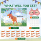 Joarhonal Pin The Tail On The Dinosaur Game - Dinosaur Birthday Party Games For Kids Boys Watercolor Dinosaur Party Supplies Wit