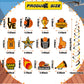 56 Pieces Basketball Party Decorations Hanging Swirls Basketball Decorations Paper Sports Party Decorations Cutouts Hanging Deco