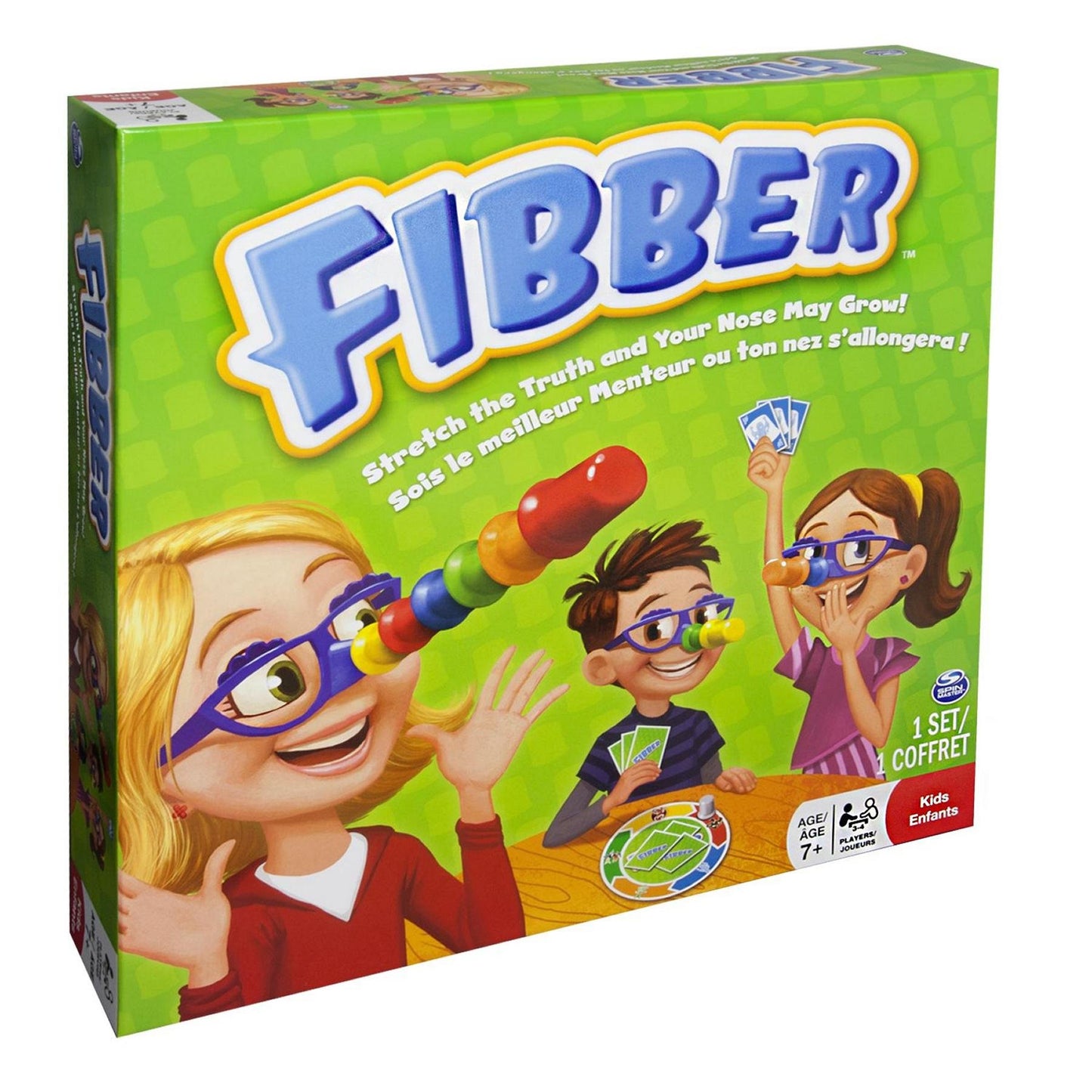 Spin Master Games Fibber Board Game - Medium Multicolor Cardstock, Model 6021884