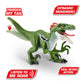 Robo Alive Dino Action Raptor - Battery-Powered Interactive Toy with Real Biting Action & Lifelike Roars, Model 7187, Plastic, Raptor Color