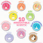 Squishmallows Original Ultimate Slime Mix'Ins, 10-Pack, Glitter & Cloud Slime, 8 Fun Slime Add Ins, Pre-Made Slime For Kids, Crunchy Slime, Slime Bulk, Great 6 Year Old Toys, Super Soft Sludge Toy