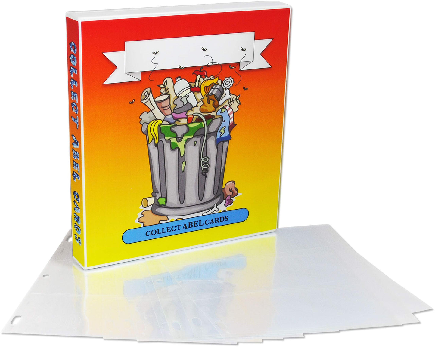 Unikeep Garbage Pail Kids Gpk Themed Collectible Card Storage Binder, 450 Card Capacity (Garbage Can)