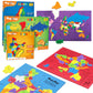 Imagimake Mapology India, World & Europe Map Set | Educational Jigsaw Puzzle for Kids | Learn Capitals, Flags & Geography Featur