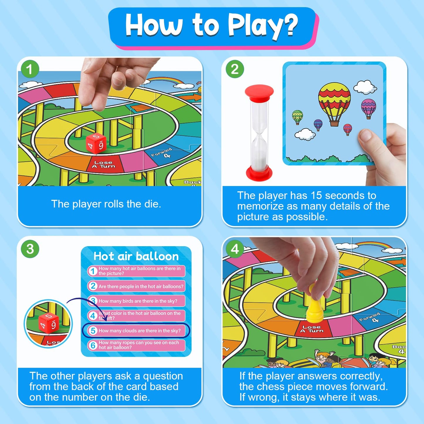Kasfalci Memory Board Games for Kids and mature-themed  Improve Observation  Concentration and Reading 100 Picture Cards  Fun & Educational for Family Game Night & Party Activities  2-4 Players  Ages 6 And Up