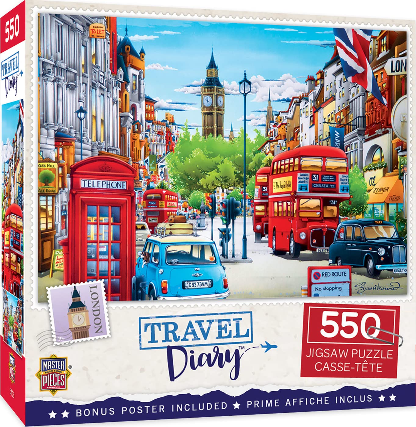 London 550 Piece Jigsaw Puzzle