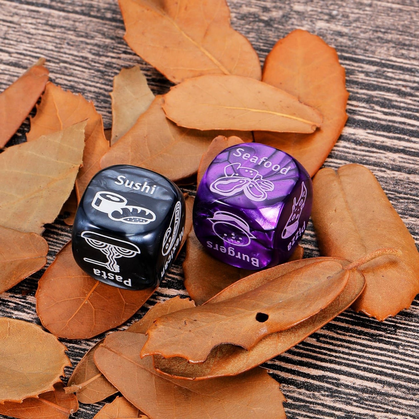 Food Decision Dice Decider for Boyfriend Girlfriend Husband Wife Couple Valentines Gifts Date Night Dice Gifts for Him Her Food