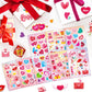 Ozepao 24 Sheets Valentines Day Stickers for Kids, 330 Pcs Valentines Stickers Bulk Stuff for Gift Cards Scrapbook Crafts Decor(