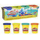 Play-Doh 4 Pack Of Wild Non-Toxic Colors For Kids 2 Years And Up, 4-Ounce Cans (Dark Blue, Bright Green, Orange, Green)